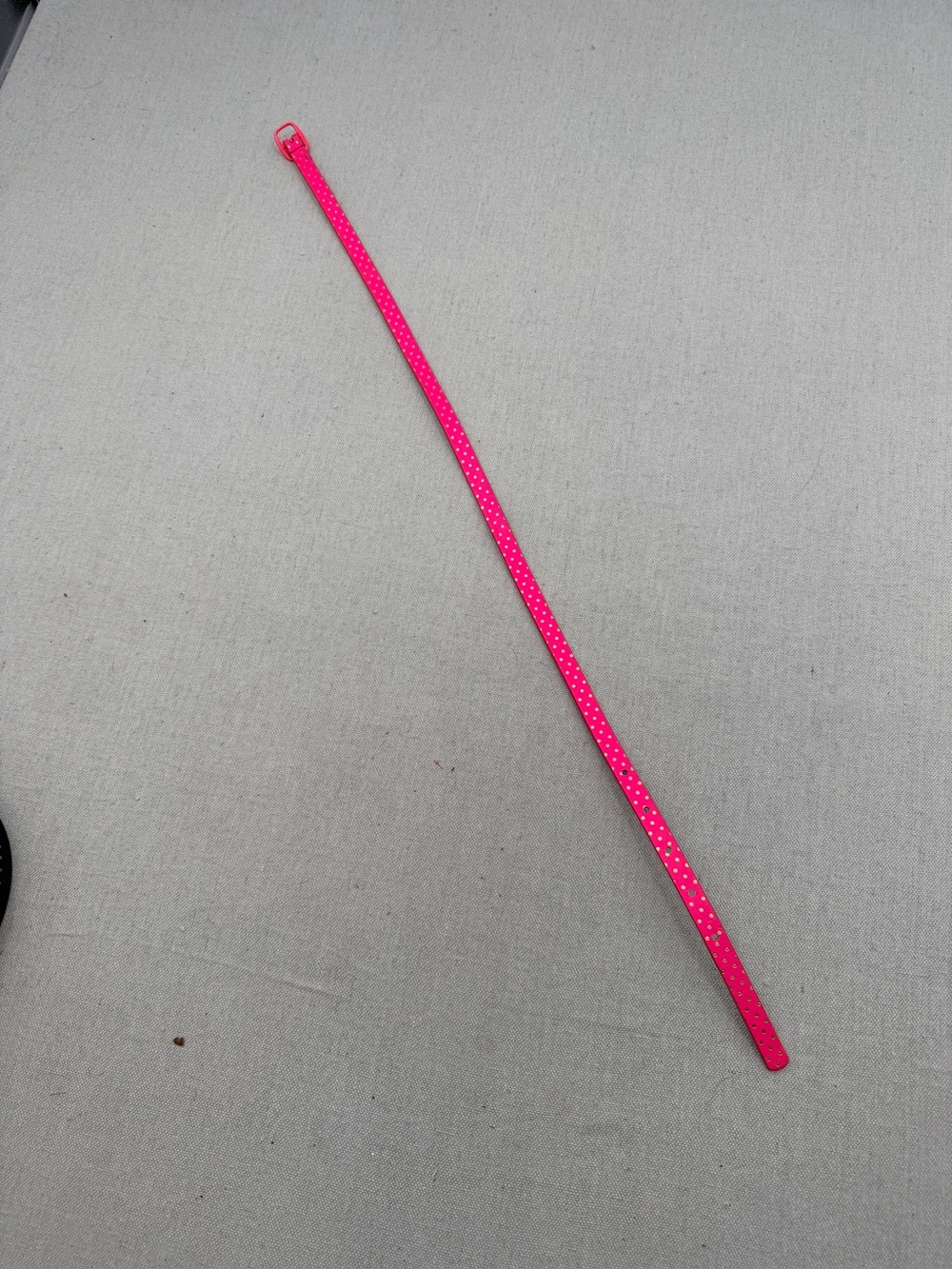 Kids Pink Dot-Print Belt